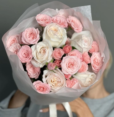 Нежное Дуо из роз