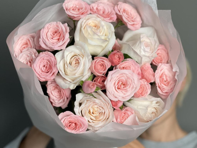 Нежное Дуо из роз