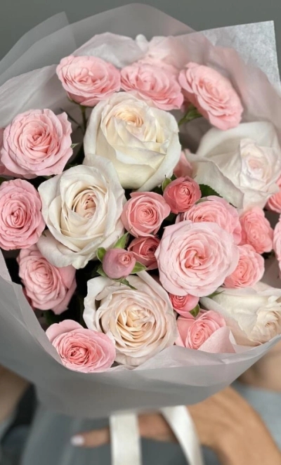 Нежное Дуо из роз