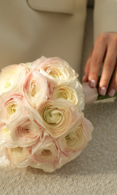 Ранункулюсы в моно-букете 21