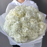 Букет «Облако белая гортензия» 15шт 1