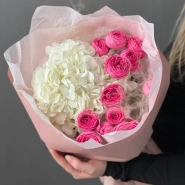 Букет «Клубничное мороженое» 1