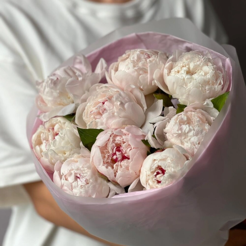 Белые пионы 9