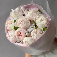 Белые пионы 9 0