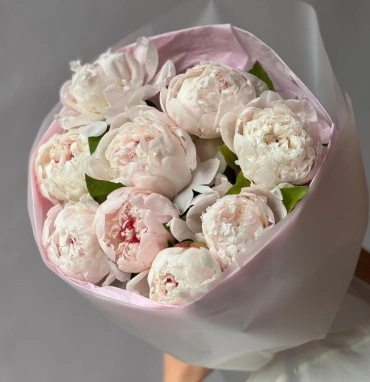 Белые пионы 9