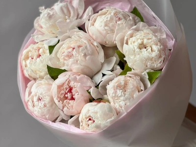 Белые пионы 9