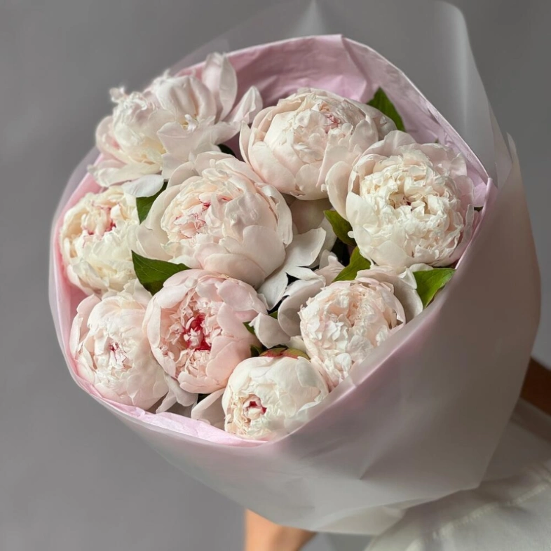 Белые пионы 9