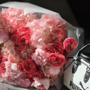 Гортензия, пионы, кустовые розы 4