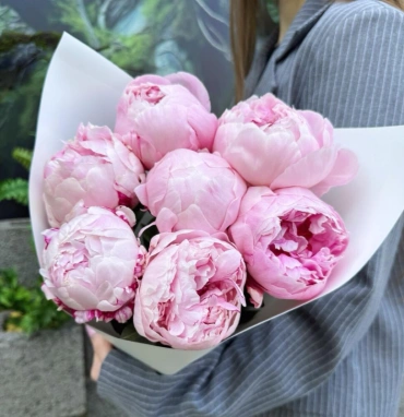 Букет «Сара Бернар» | пионы 7