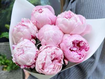 Букет «Сара Бернар» | пионы 7