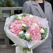 Пионы, гортензии и незабудки 1