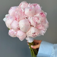 Свадебный букет из пионов 3