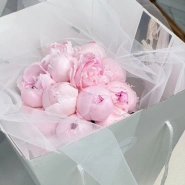 Свадебный букет из пионов 2