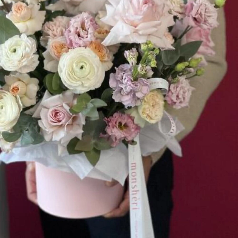 Цветы в коробке Цветущий сад