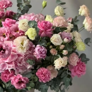 Авторская композиция в шляпной коробке WOW 4