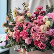 Авторская композиция в шляпной коробке WOW 3