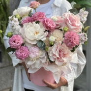 Цветы в коробке Воздушная любовь 0