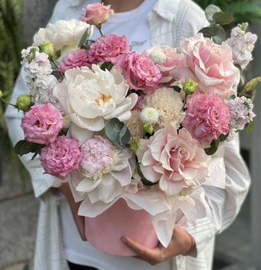 Цветы в коробке Воздушная любовь