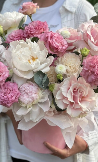 Цветы в коробке Воздушная любовь