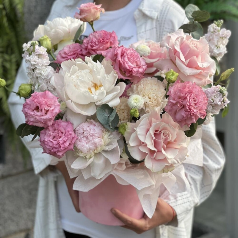 Цветы в коробке Воздушная любовь