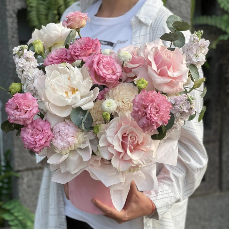 Цветы в коробке Воздушная любовь