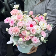 Композиция с сюрпризом ( цветок ручной работы ) 0