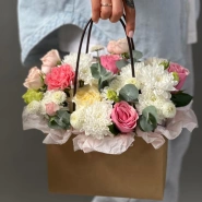 Сумочка с цветам «Цветочный микс» 2