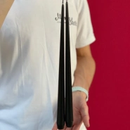 Набор свечей авторские черная 42см 1