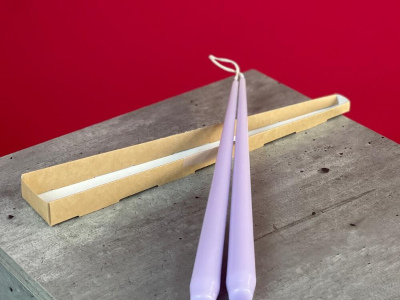 Набор свечей авторские сиреневая 42см