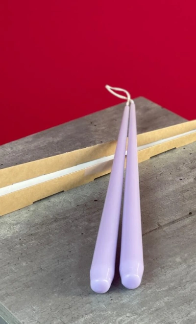 Набор свечей авторские сиреневая 42см