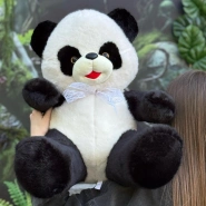 Мишка Панда вегетарианец - любит бамбуковые листья 3