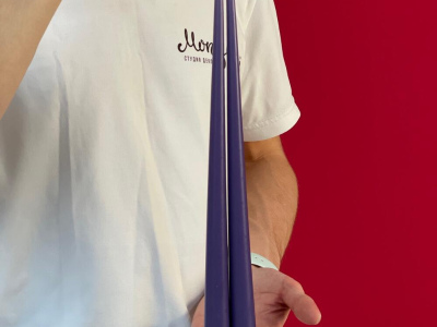 Набор свечей авторские фиолетовая 35см