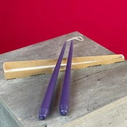 Набор свечей авторские фиолетовая 35см 1