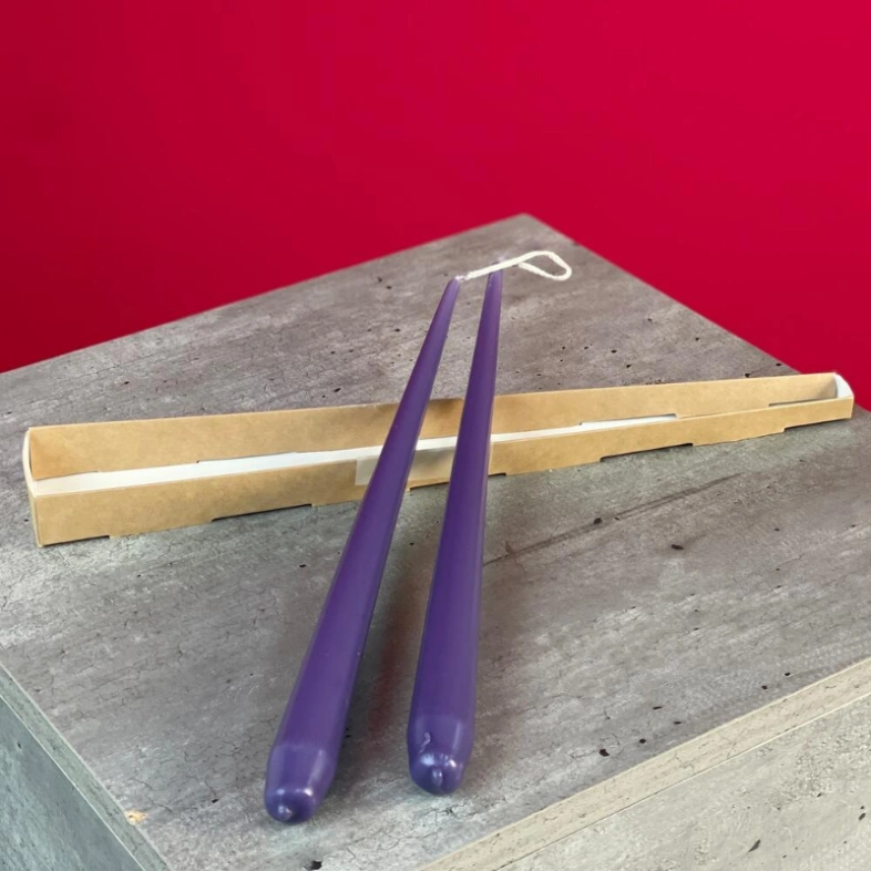 Набор свечей авторские фиолетовая 35см