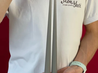 Набор свечей авторские серая 35см