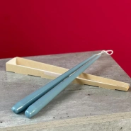 Набор свечей авторские серо-синяя 35см 0