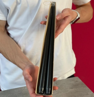 Набор свечей авторские черная 35см