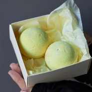 Бокс: Бомбочки желтые с ароматом CHOKOLATE 2 в наборе 0