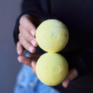 Бокс: Бомбочки желтые с ароматом CHOKOLATE 2 в наборе 2