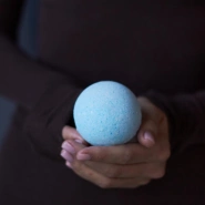 Бокс:Бомбочки для ванны голубые SPAIN MANDARIN 2 в наборе 4