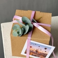 Подароный бокс с гигантской бомбочкой ( внутри утка) 3