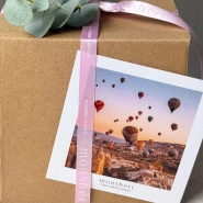 Подароный бокс с гигантской бомбочкой ( внутри утка) 4