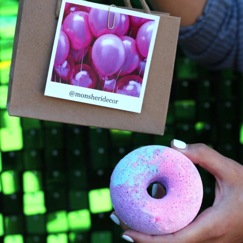 Бомбочка для ванны «Пончик разноцветный»