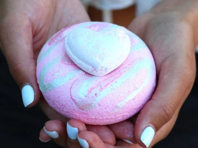 Бомбочка для ванны «Пончик Pink»