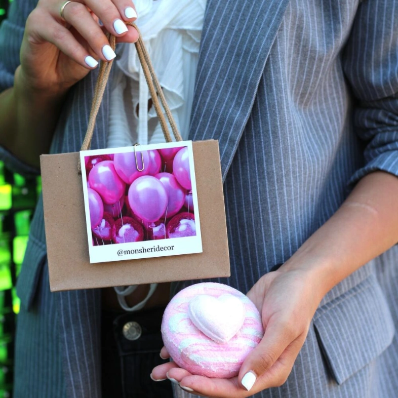 Бомбочка для ванны «Пончик Pink»