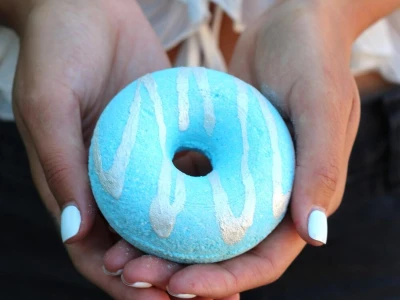 Бомбочка для ванны «Пончик Blue»