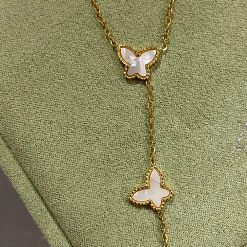 Колье на цепочке в стиле Van C