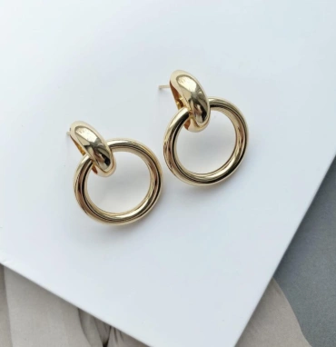 Серьги массивные Бижутерия