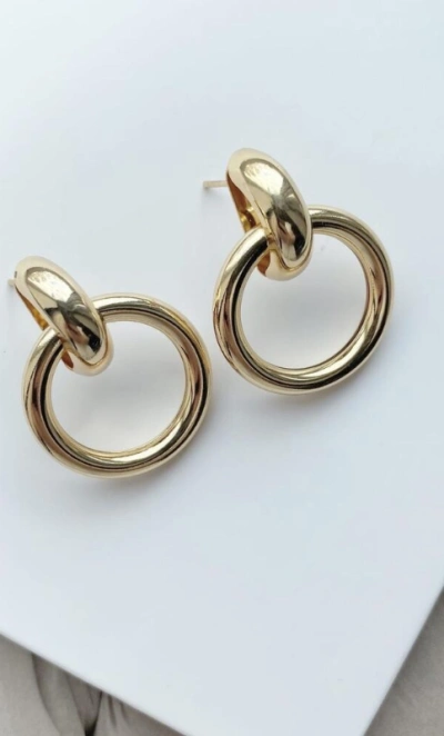 Серьги массивные Бижутерия