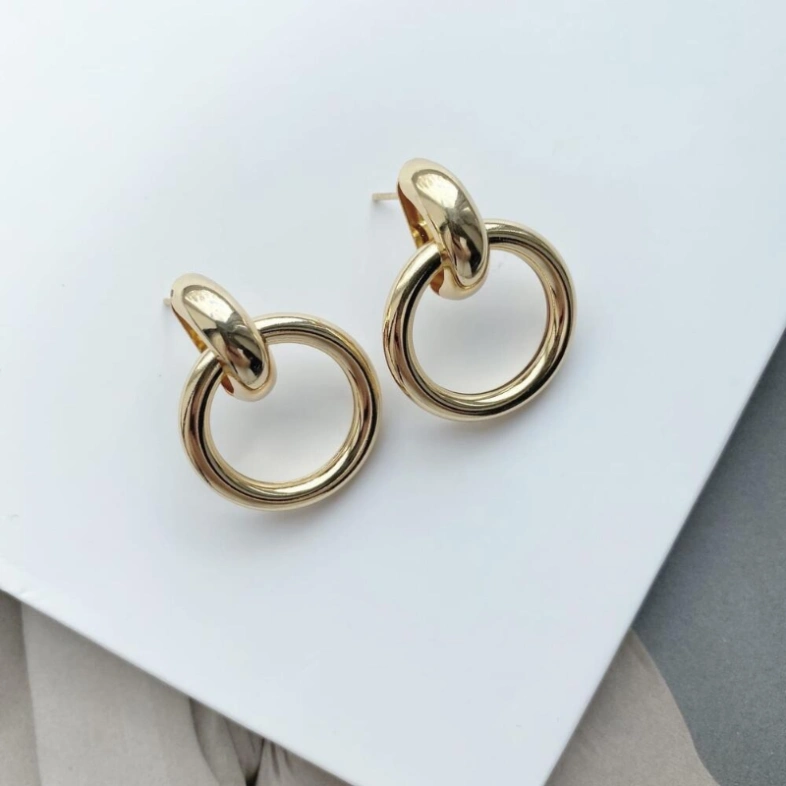 Серьги массивные Бижутерия